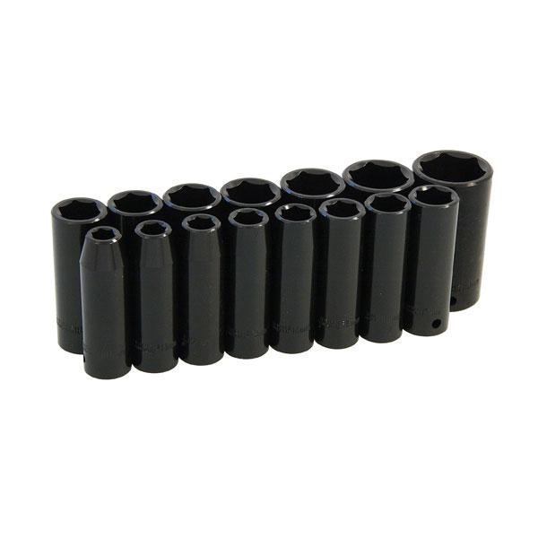 Socket Set - 15pc 1/2in.dr 10 - 30mm Deep Impact - CT1039