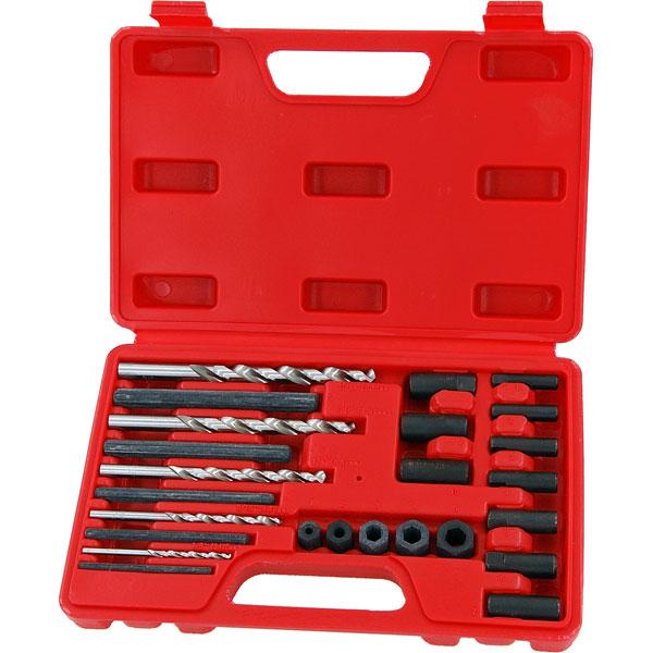 25pc Screw Extractor Set Blow Mould Case- CT2274