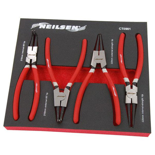 Circlip Pliers - 4 Piece Set Size 9 - CT0981